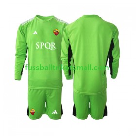 Fußballtrikots AS Rom Torwart Kinder 2023-2024 Langarm Auswärts-trikot kaufen